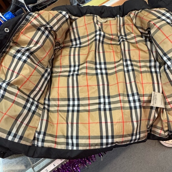 Beige and Red Checkered Jacket - Picture 3 of 8